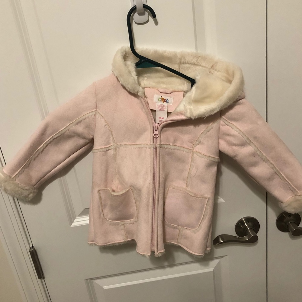 Baby pink jacket